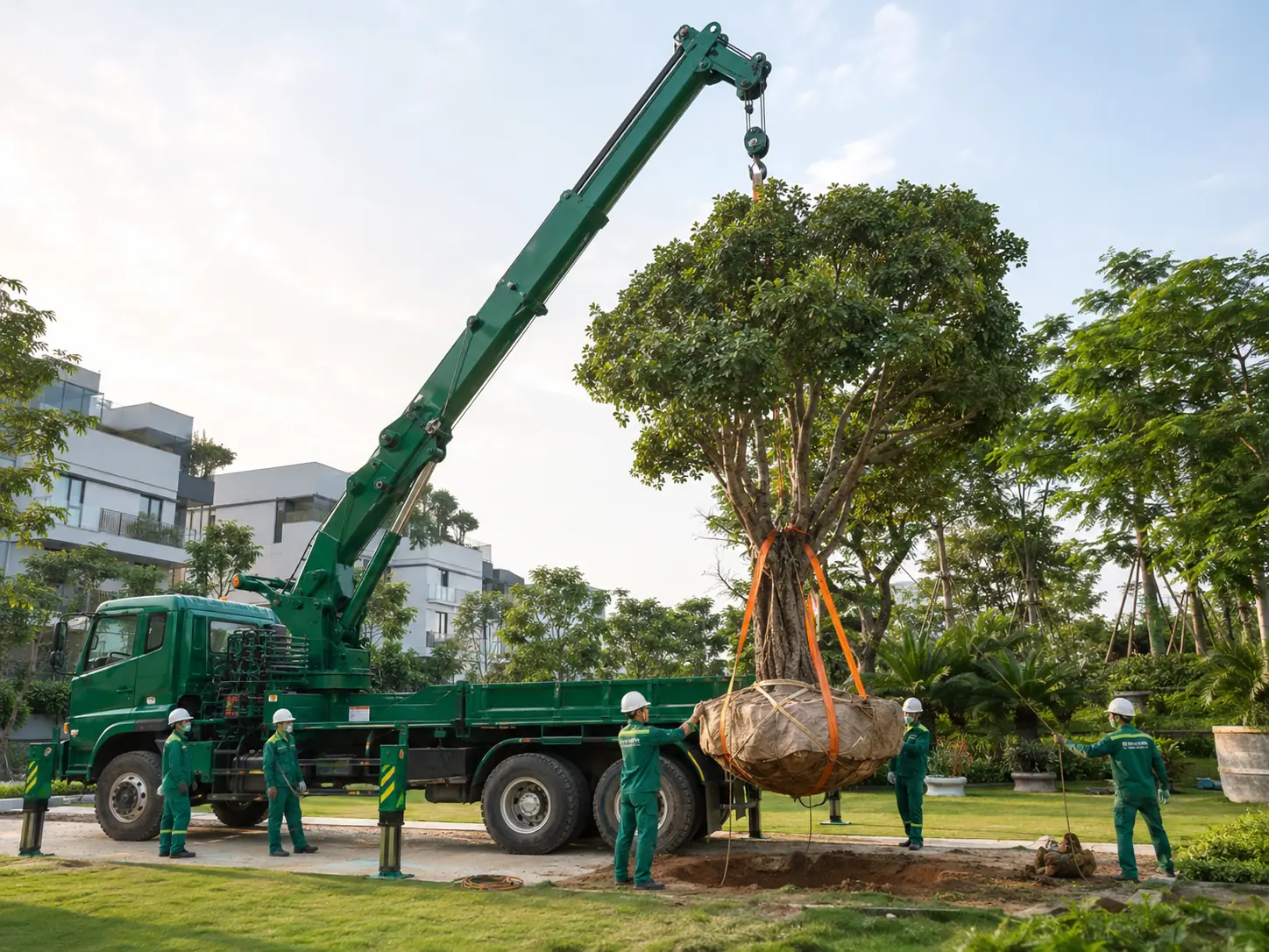 Cẩu cây xanh