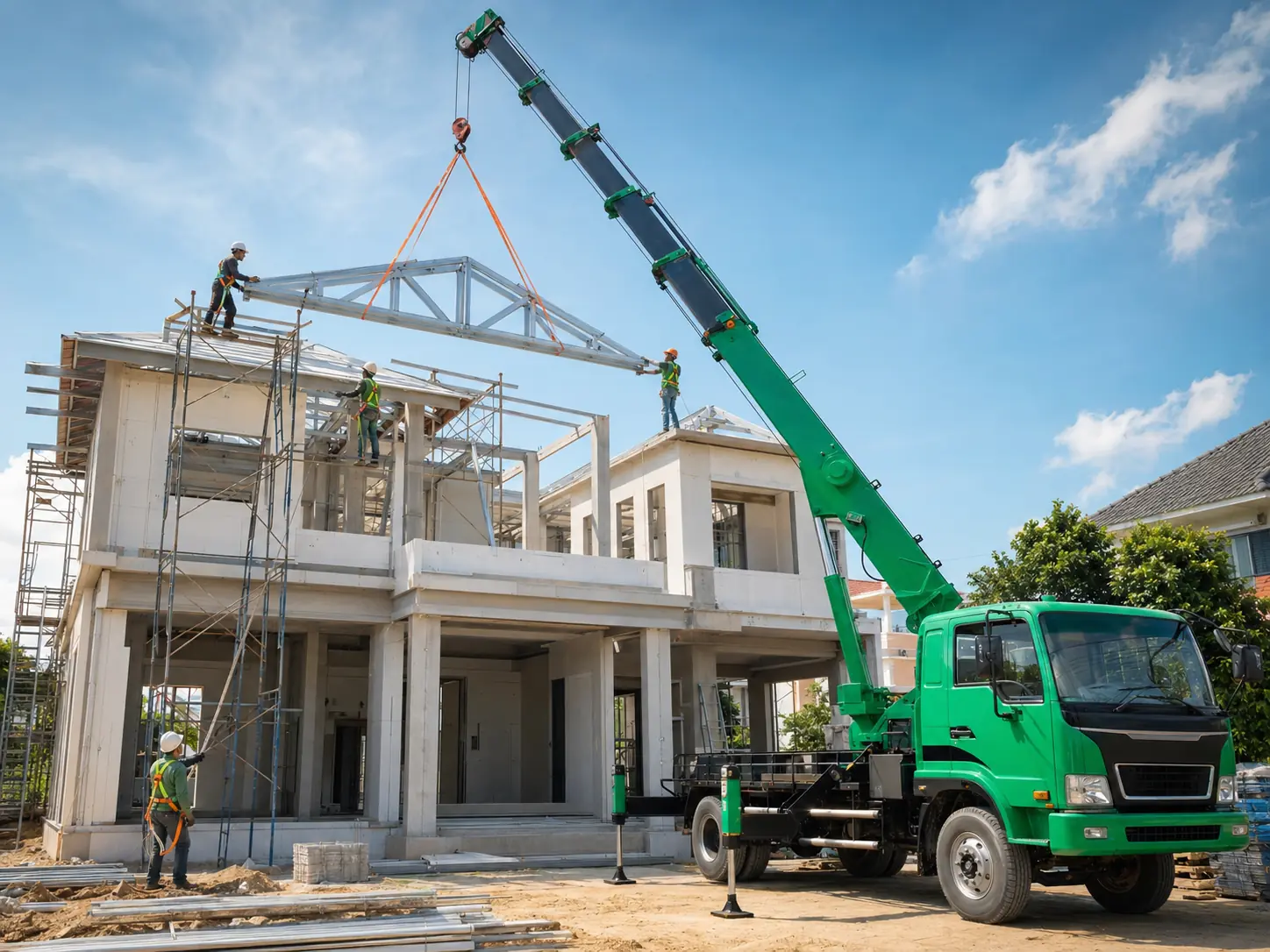 Cẩu công trình dân dụng