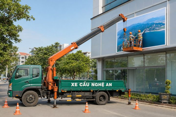 Dịch Vụ Cẩu Biển Quảng Cáo