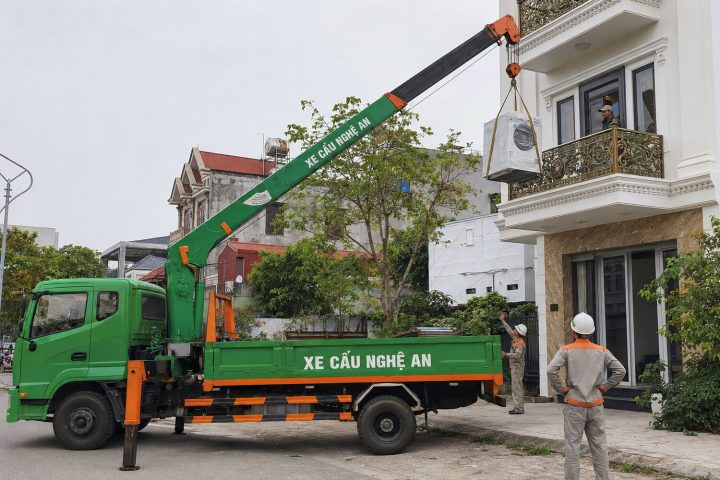 Dịch Vụ Cẩu Lắp Đặt Nhà Xưởng