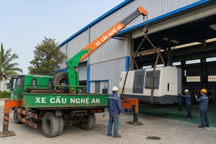 Dịch Vụ Cẩu Kết Cấu Thép